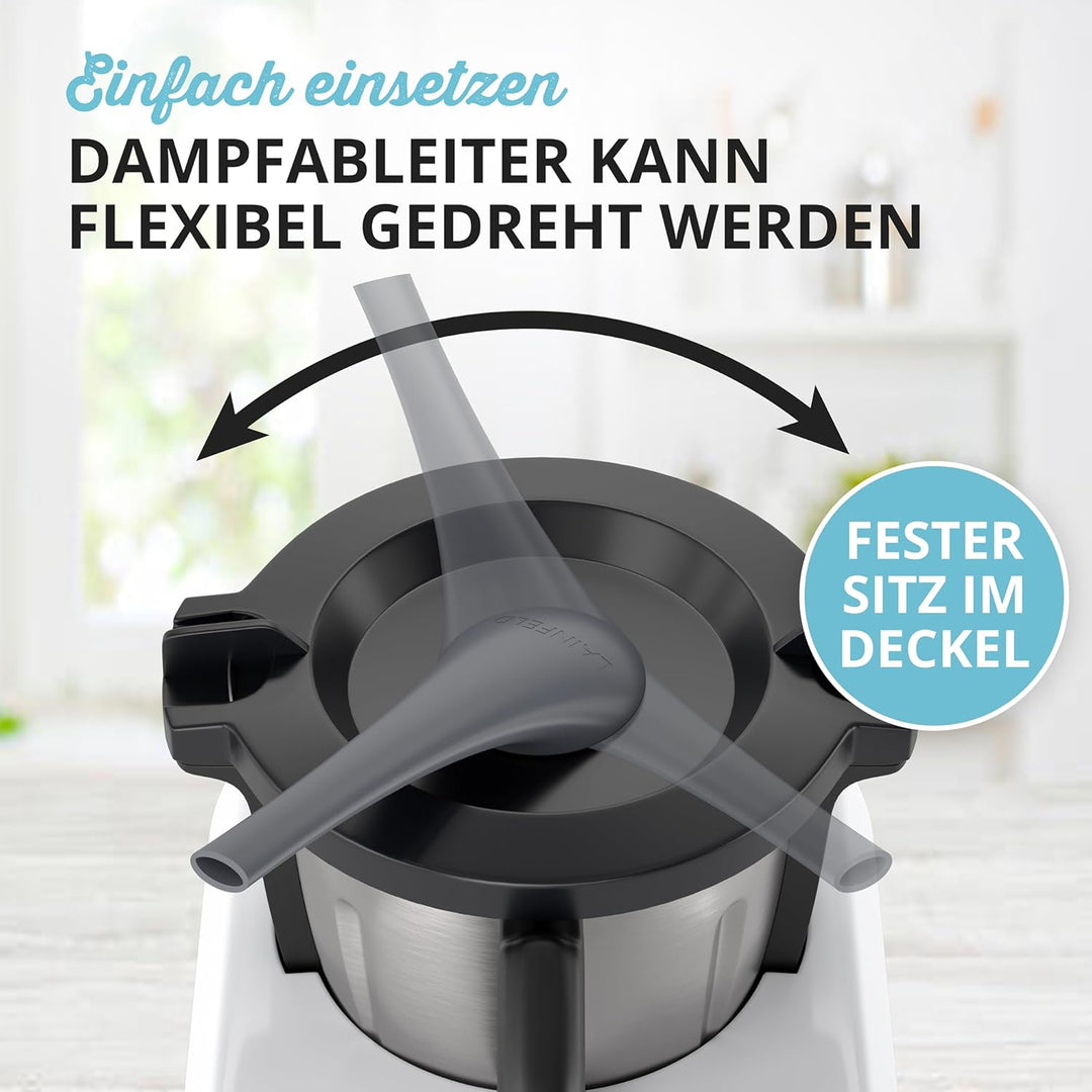 Dampfumleiter für Monsieur Cuisine Connect und Smart | Dampfableiter für Hängeschränke Schutz | Damp