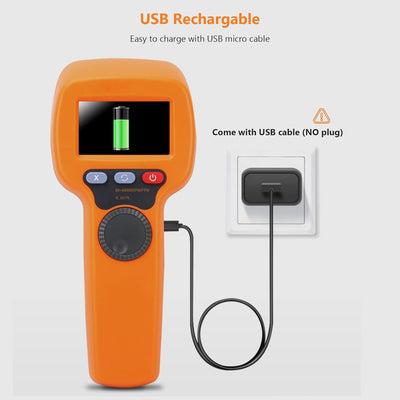 Digitales LED-Stroboskop, Berührungsloses Stroboskop Techometer, das 60–49999 U/min Misst, Handheld-