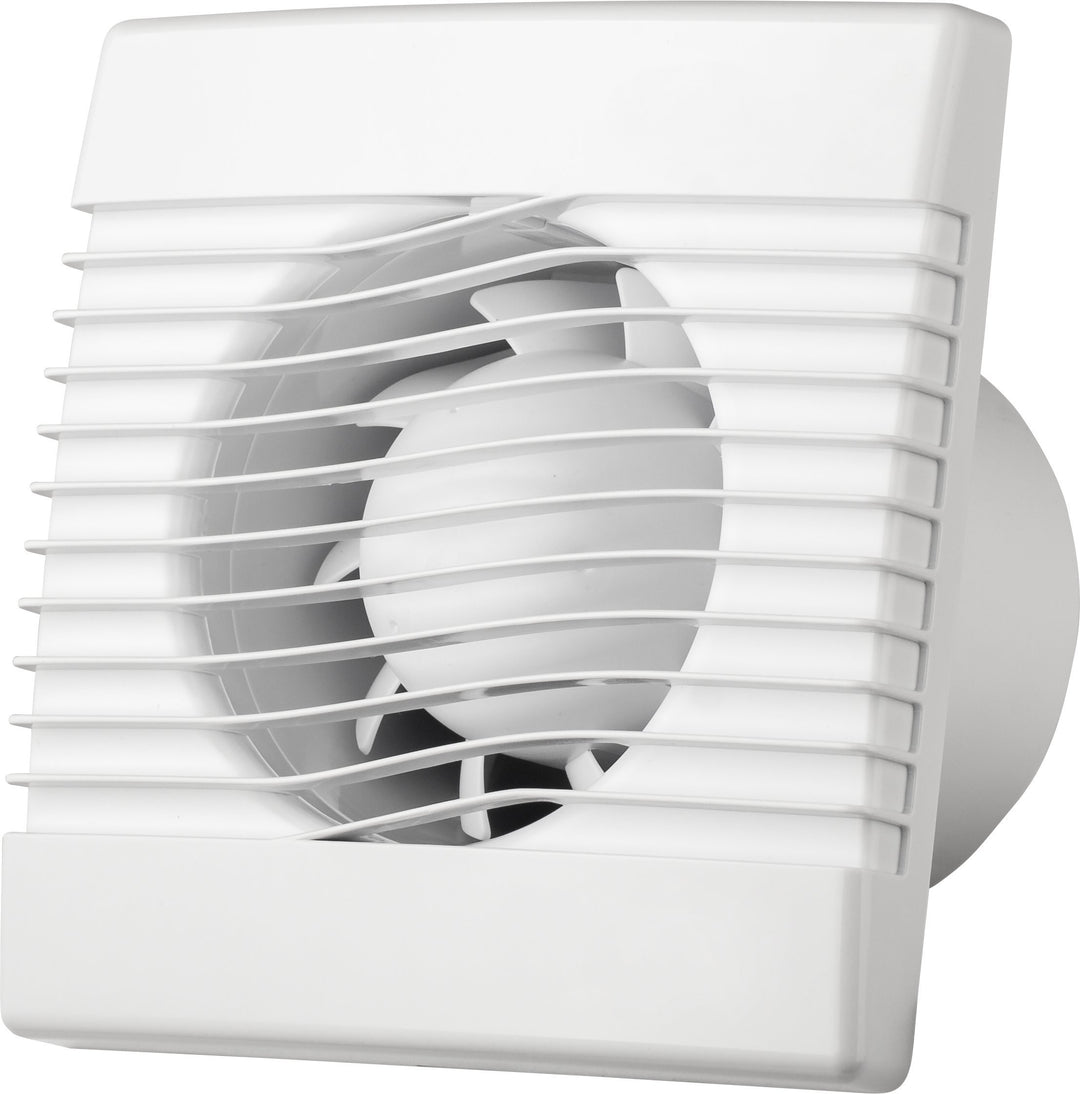 MKK Ventilator Ø 120 mm 12 cm aus Kunststoff in weiss für die Küche, Badezimmer Toilette usw. in Sta