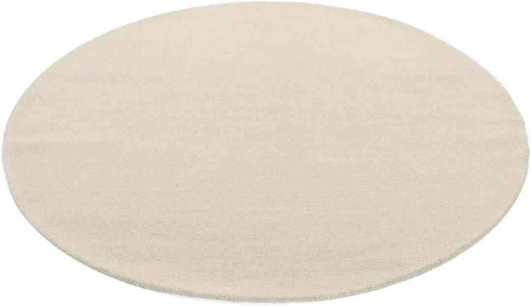 RugVista, Handloom, Teppich, Mittelflor, ∅ 100 cm, Rund, Wolle, Flur, Schlafzimmer, Küche, Wohnzimme