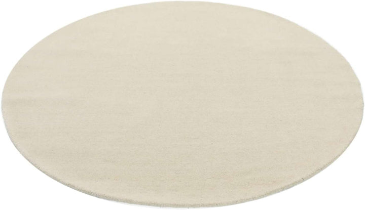 RugVista, Handloom, Teppich, Mittelflor, ∅ 100 cm, Rund, Wolle, Flur, Schlafzimmer, Küche, Wohnzimme