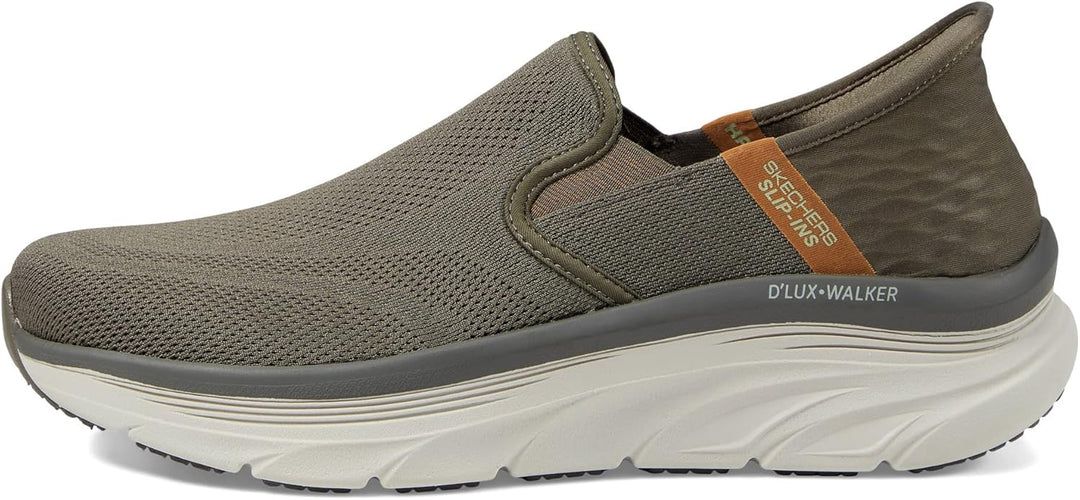 Skechers Herren D'lux Walker Sneaker 46 EU Braun, 46 EU Braun