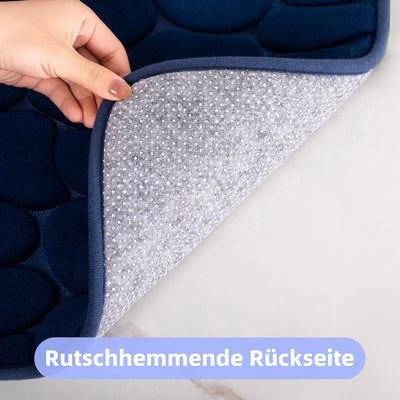 chakme Badematte Memoryschaum Badteppich Memory Foam Duschvorleger Saugfähige Badvorleger Badezimmer