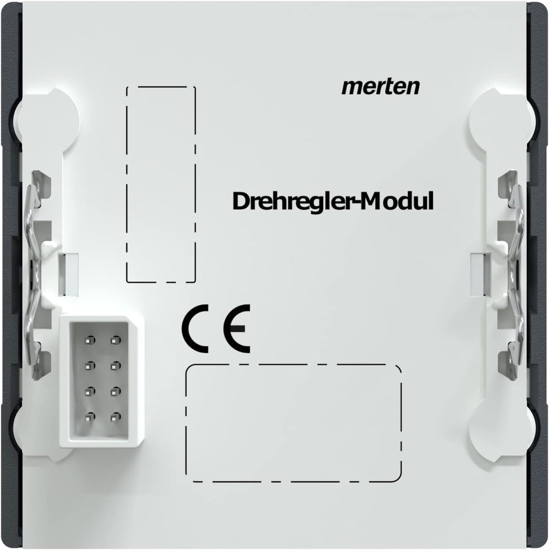 Schneider Electric Merten MEG5252-0414 Drehregler-Modul mit 4 Tastflächen,Unterputz, Anthrazit, Syst