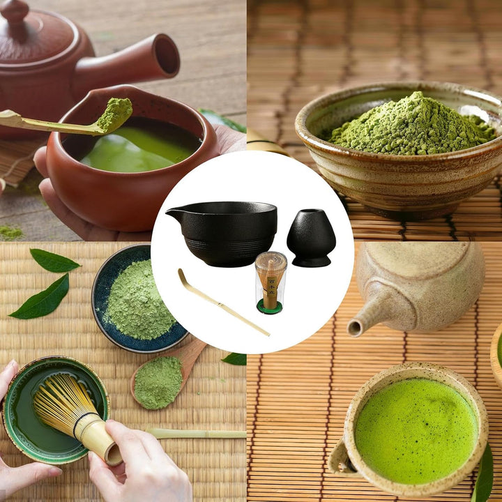 Matcha Whisk Set, Matcha Bowl And Whisk, Matcha Tea Set, Matcha Bowl With Spout, Matcha Whisk Scoop