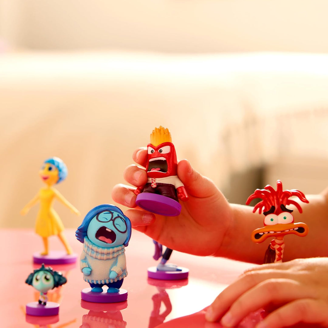 Disney Store Official - Alles Steht Kopf 2 (Pixar) - Spielzeugfigurenset - 9 Spielzeuge - Mit Freude