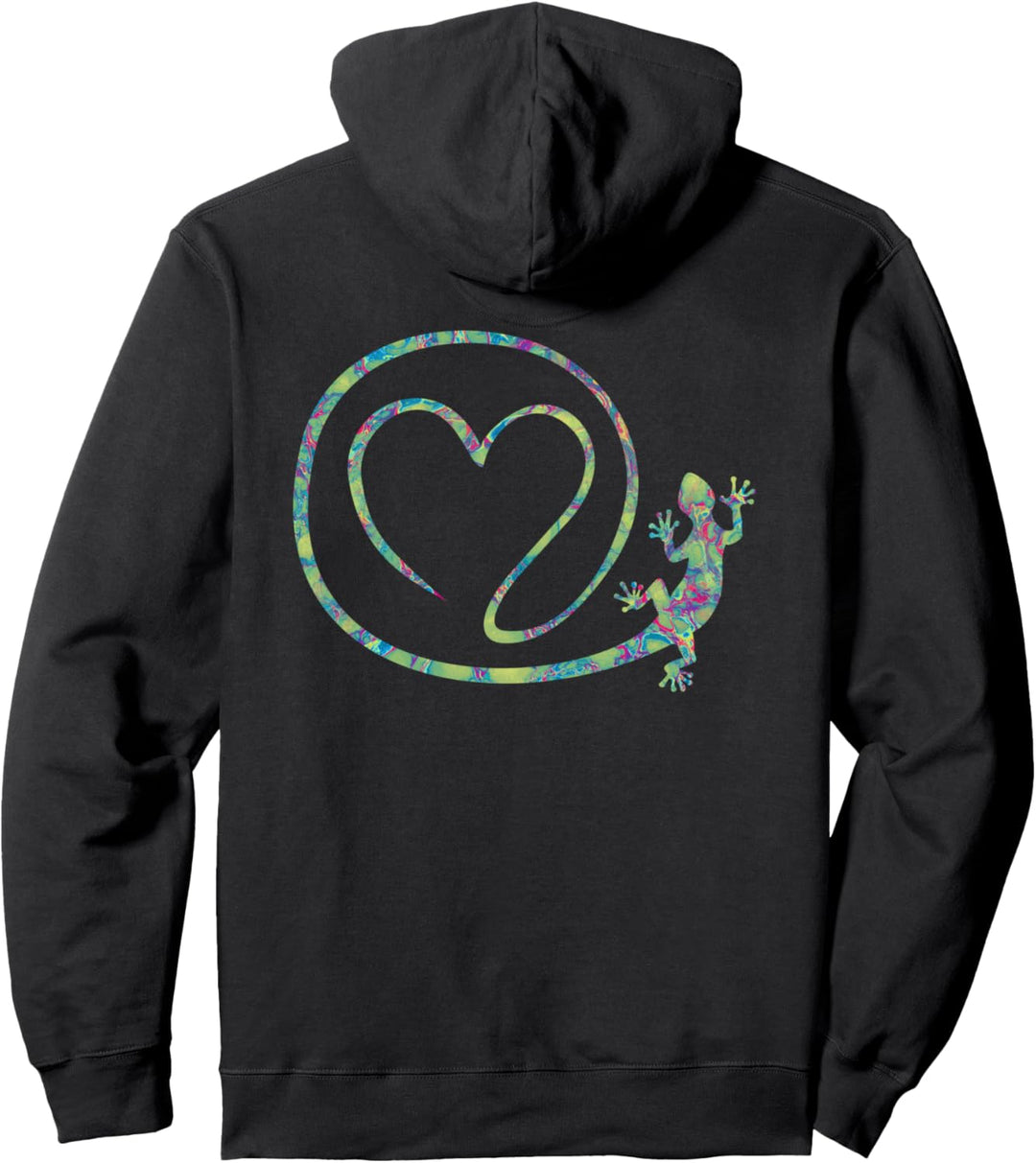 Symbol - Loving Heart Gecko 3 - Fan Fun Pullover Hoodie