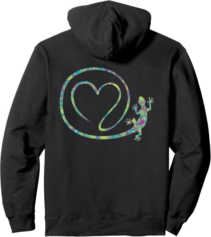 Symbol - Loving Heart Gecko 3 - Fan Fun Pullover Hoodie