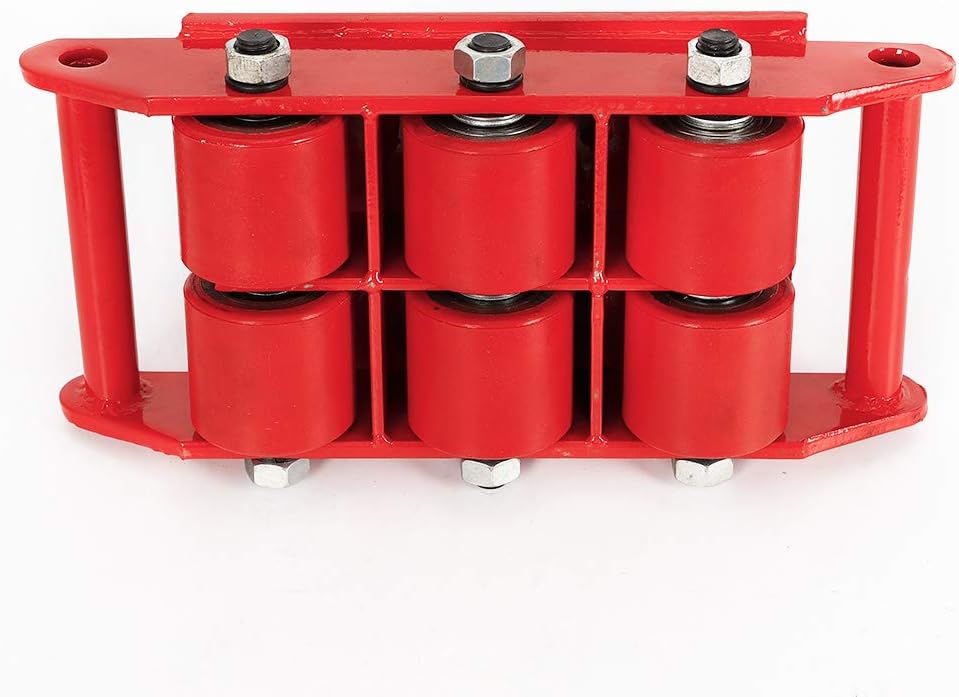 Panzerrollen,Transportfahrwerk,Industrieroller mit 4 PU-Richtungsräder Roller Drehplatte Möbeltransp