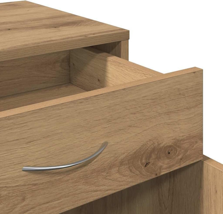 vidaXL Rollcontainer, Aktenschrank mit Stauraum, Rollschrank für Büro Arbeitszimmer, Bürocontainer B