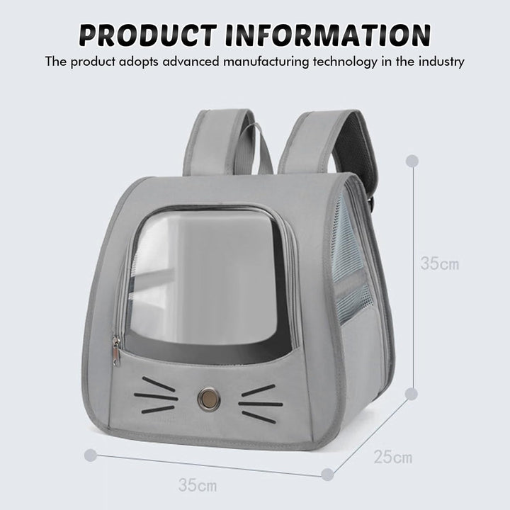 Haustier Rucksack für Kleine Hunde Katzen, Tragbare und Faltbare Katzenrucksack, Hunderucksack, Trag