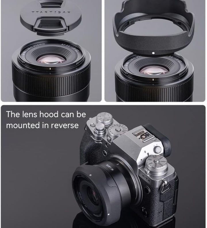 TTArtisan AF 35mm F1.8 II Objektiv Autofokus APS-C Rahmen für X-Mount Kameras X-A1 X-A10 X-M1 X-T1 X