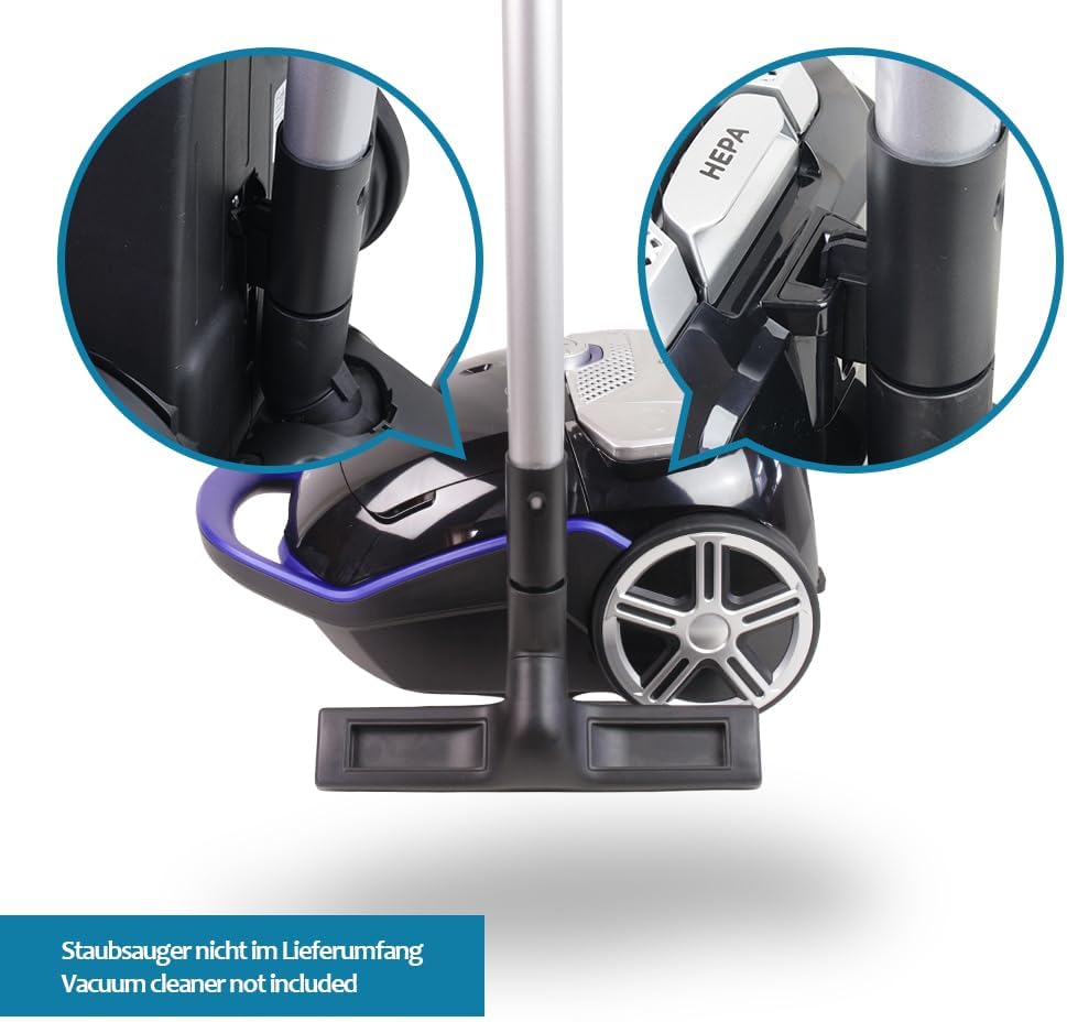 MisterVac Staubsaugerdüse Bodendüse Besendüse Parkettdüse Rosshaardüse + 2 gratis Filzrollen, kompat