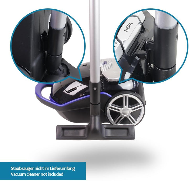 MisterVac Staubsaugerdüse Bodendüse Besendüse Parkettdüse Rosshaardüse + 2 gratis Filzrollen, kompat