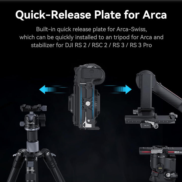 SMALLRIG Z8 Cage Kit für Nikon Z 8, mit Griff Oben und HDMI-Kabelklemme, Video Vlog Vollkäfig Set au