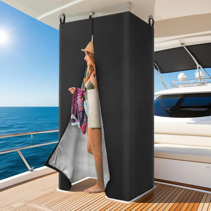 Générique Privacy Zelt, Boat Changing Shelter, Shower Awning Enclosure, 420D Waterproof Fabric, Larg