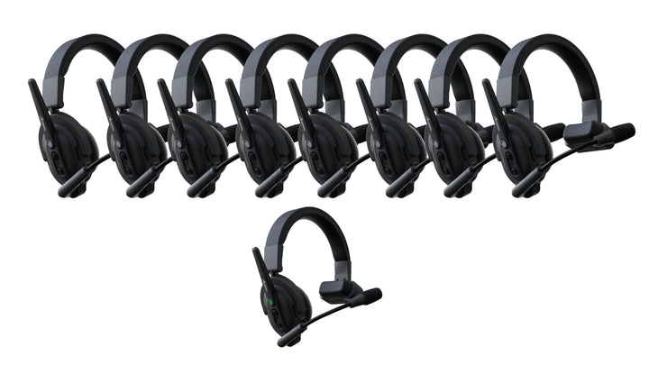 Accsoon - Como - Enthält EIN Host-Headset und Acht Remote-Headsets - Ergonomisches Design - 400 Mete