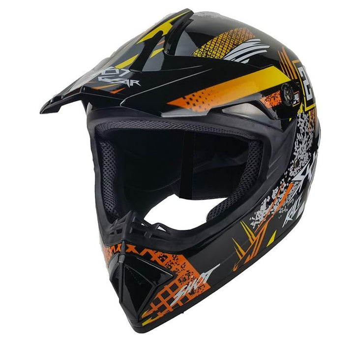 Kinder Crosshelm Hot-Shot AHP – Motorradhelm für Kinder, ABS-Schale, robuster Kinderhelm für Downhil