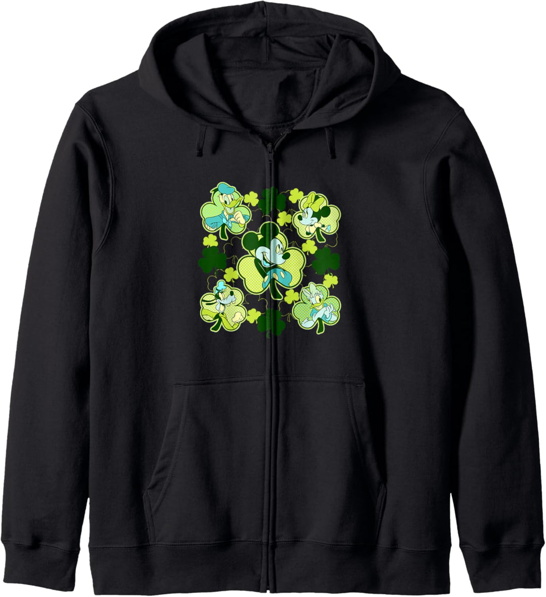 Disney Mickey And Friends St. Patrick's Tag Clover Kapuzenjacke