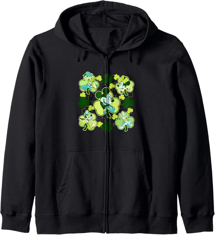 Disney Mickey And Friends St. Patrick's Tag Clover Kapuzenjacke