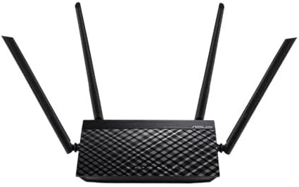 ASUS RT-AC1200 V2 Router (WiFi 5 AC1200 MIMO, 4x Fast Ethernet LAN, App Steuerung, DFS, IPv6) RT-AC1