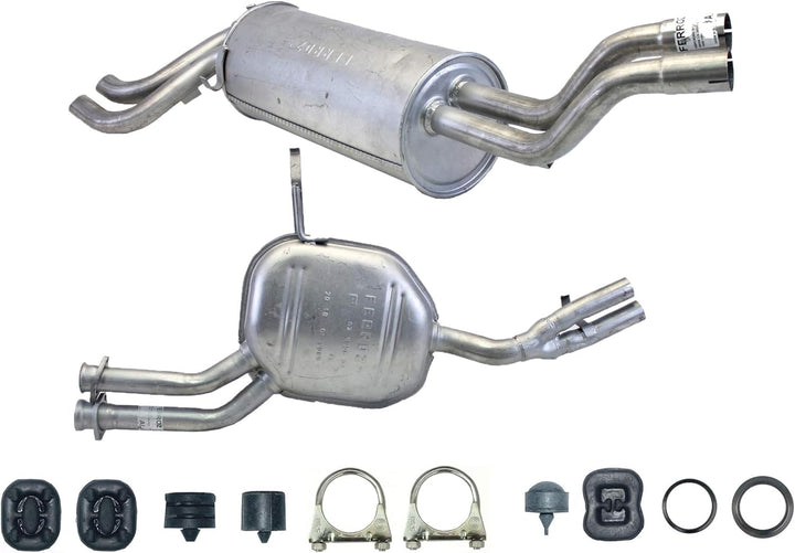 Ferroz Export Ersatz für Komplette Auspuffanlage ab Kat Mercedes Benz S-Klasse W126 300 SE, SEL Ausp
