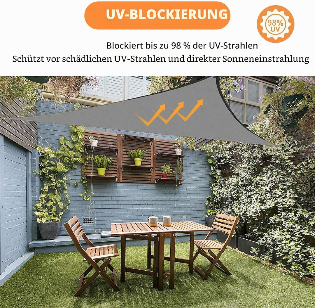 Sonnensegel Wasserdicht,Sonnensegel Rechteck 2x3m,Sonnenschutz Baldachin,Segel Baldachin,Rechteckige