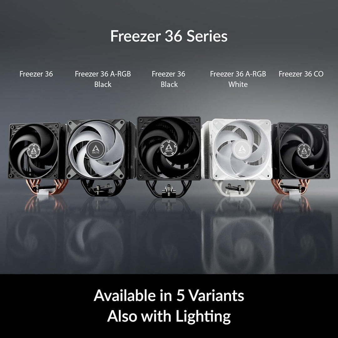 ARCTIC Freezer 36 CO - CPU Kühler mit Push-Pull für Intel & AMD, Single-Tower, zwei druckoptimierte