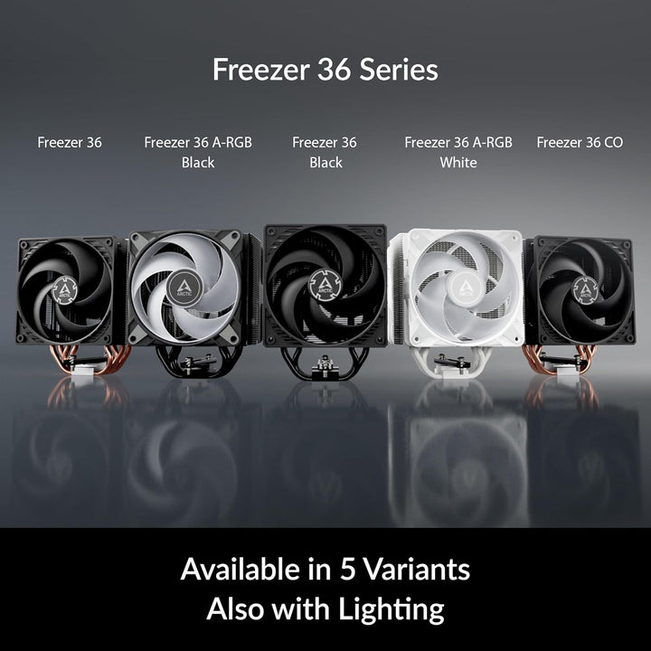 ARCTIC Freezer 36 CO - CPU Kühler mit Push-Pull für Intel & AMD, Single-Tower, zwei druckoptimierte