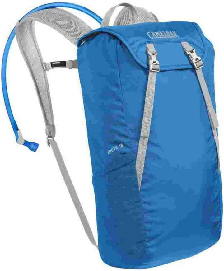 Camelbak Arete 14 Wander-Trinkrucksack, 14 Liter Stauraum, 1,5 Liter Reservoir, Indigo-Wimpel/Silve