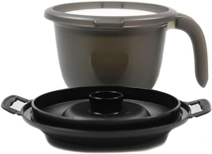 Tupperware Mikrowelle Junior-Reis-Meister 550 ml schwarz/weiss Single Reiskocher