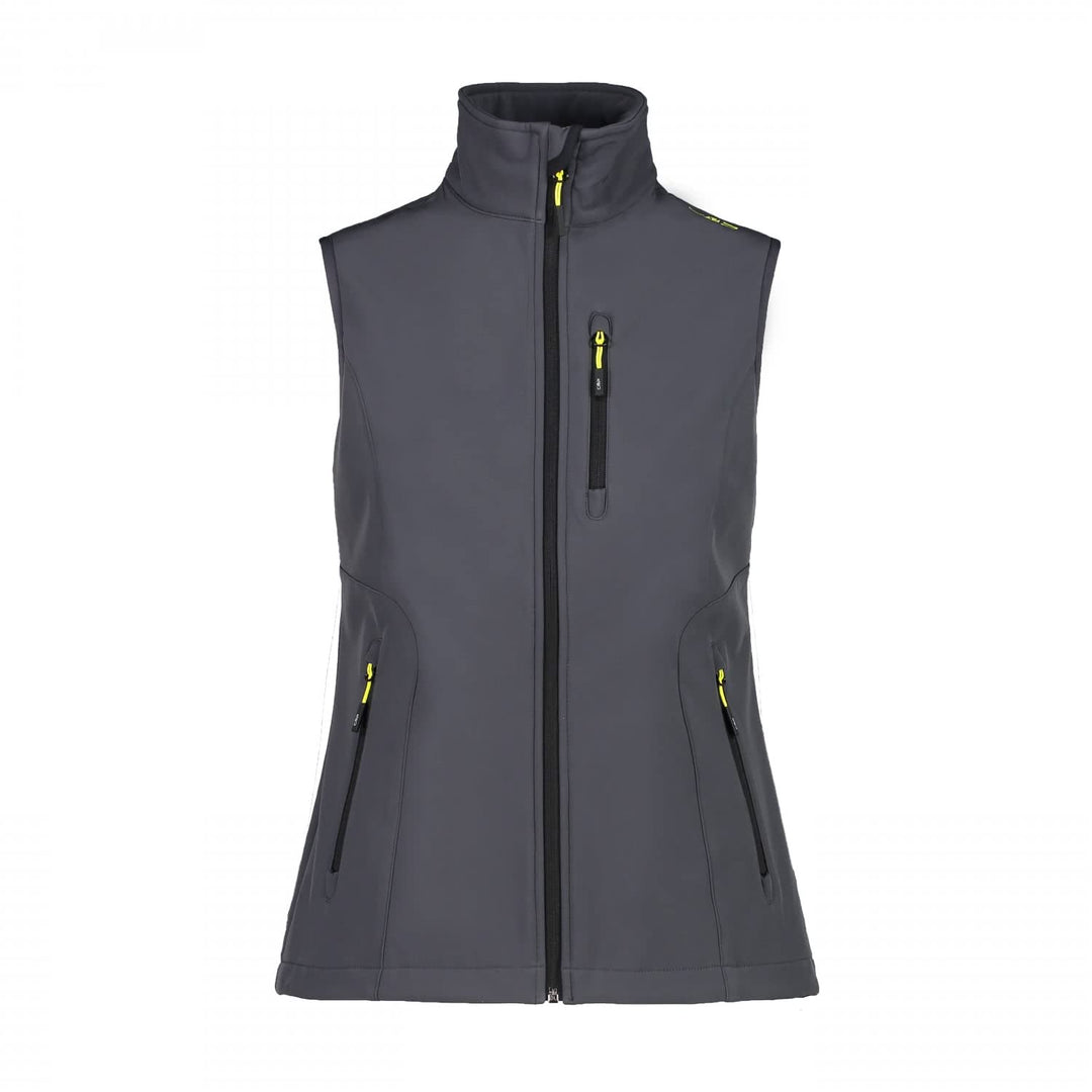 CMP Damen Softshellweste für Damen Weste 48 Gelb, 48 Gelb