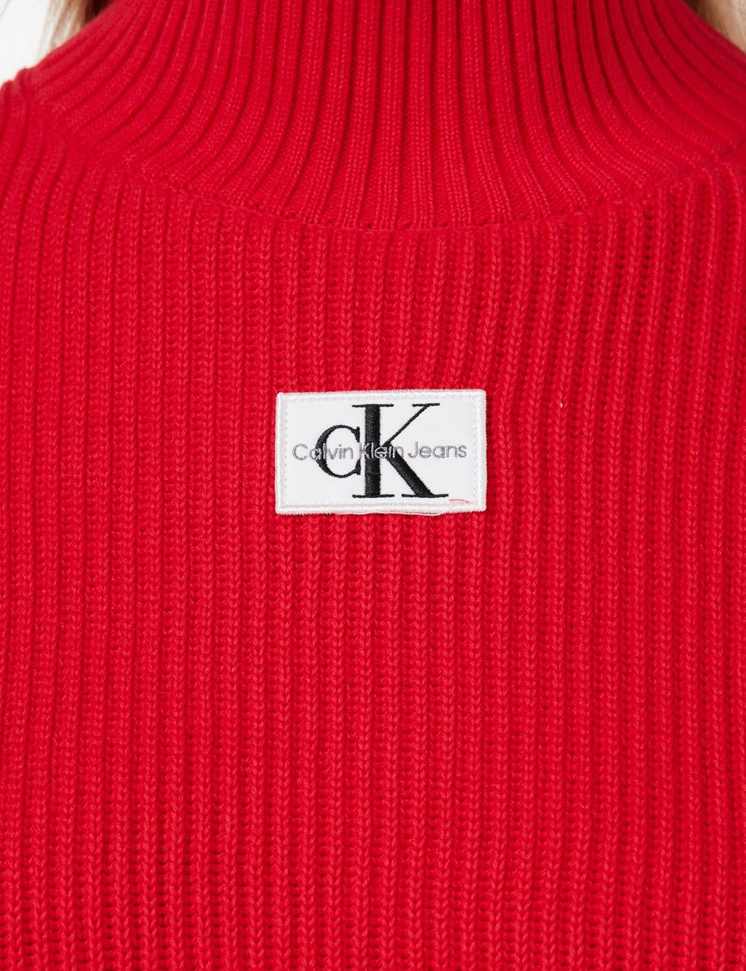 Calvin Klein Damen Pullover XL Rot (Candy Apple), XL Rot (Candy Apple)