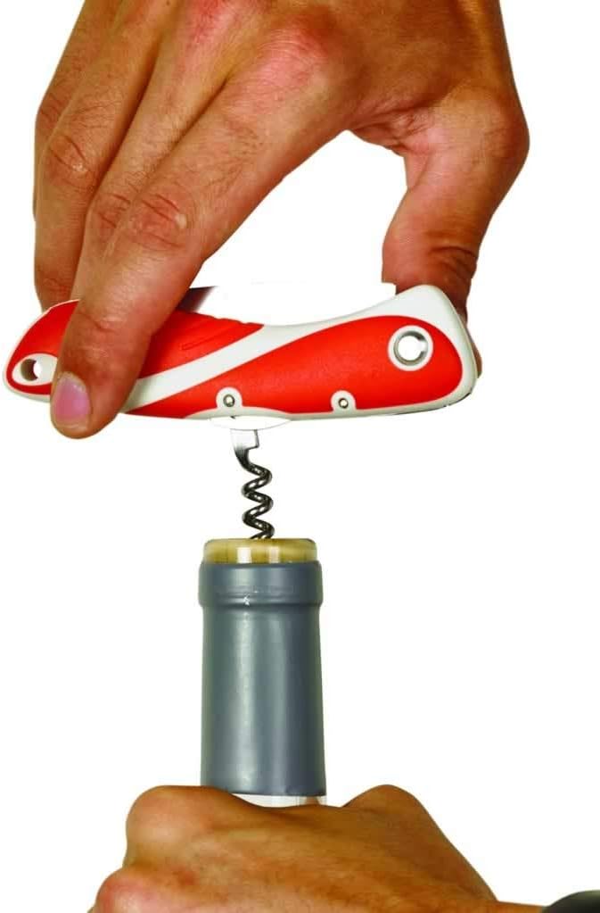 WICHARD - Couteau Aquaterra Lame et Tire Bouchon Rot, Rot