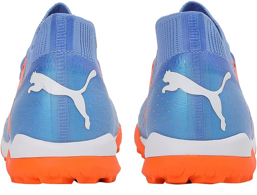 PUMA Herren Future Match Tt Fussballschuh 43 EU Blue Glimmer Puma White Ultra Orange, 43 EU Blue Gli