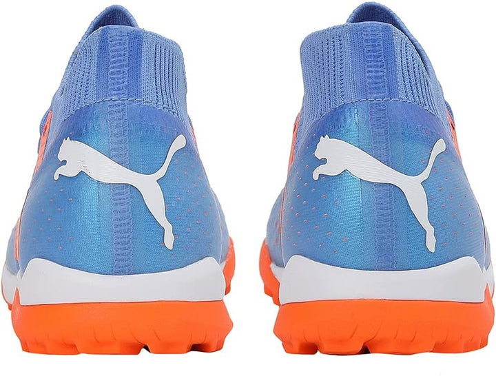 PUMA Herren Future Match Tt Fussballschuh 43 EU Blue Glimmer Puma White Ultra Orange, 43 EU Blue Gli