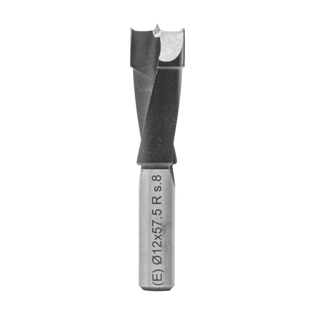 ENT 24004 Dübelbohrer HW, Schaft (S) 8 mm, Durchmesser (D) 12 mm, NL 30 mm, SL 27 mm, L 57 mm, spezi