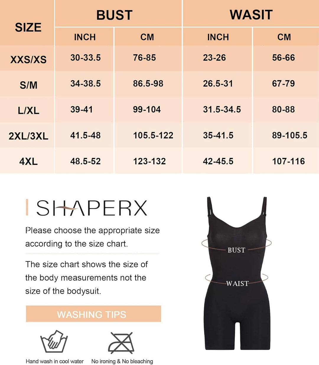 SHAPERX Shapewear Damen Figurformender Body Shaper Bauchweg Formende Bodys Abnehmen Shaping Bodysuit
