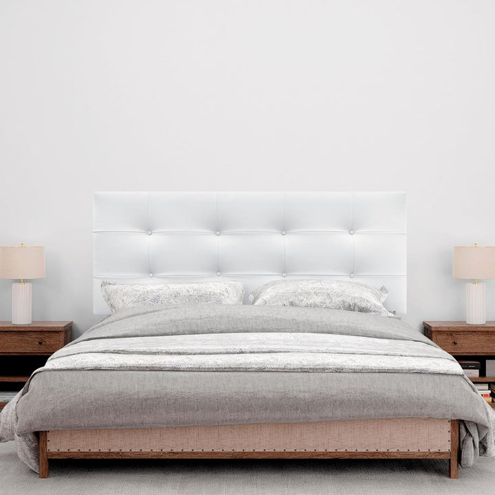 DHOME Kopfteil, gepolstertes Bett Kopfteil 8cm dick. Gepolstertes Kopfteil ACUALINE Stoff und Kunstl