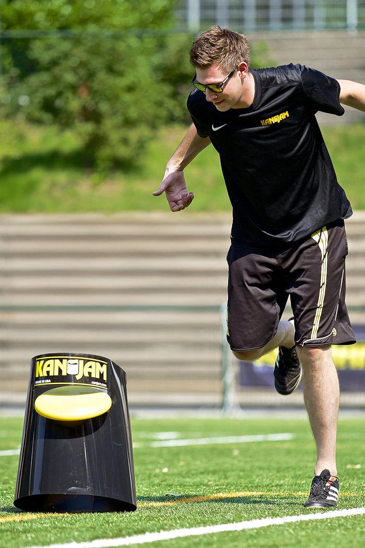 Kan Jam KanJam Unisex-Adult Kan Jam Spielset-Frisbee, Black Yellow, Standard