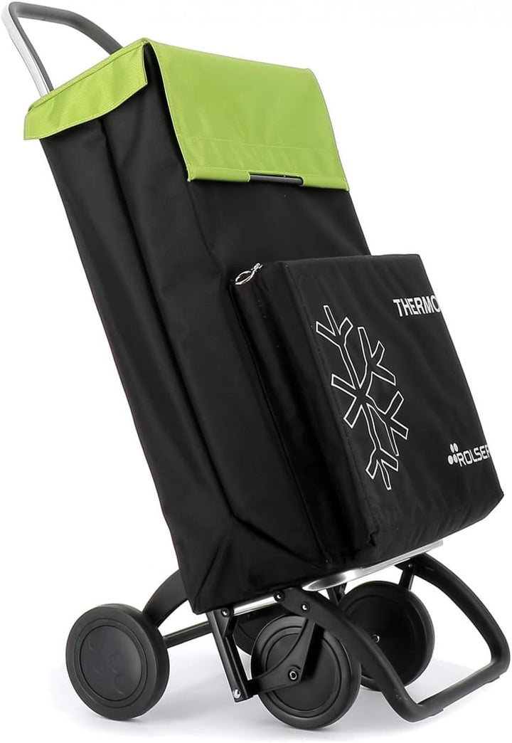 Einkaufstrolley Rolser Thermo Fresh MF 4 Räder - Schwarz und Lima 4 Räder Schwarz und Lima, 4 Räder