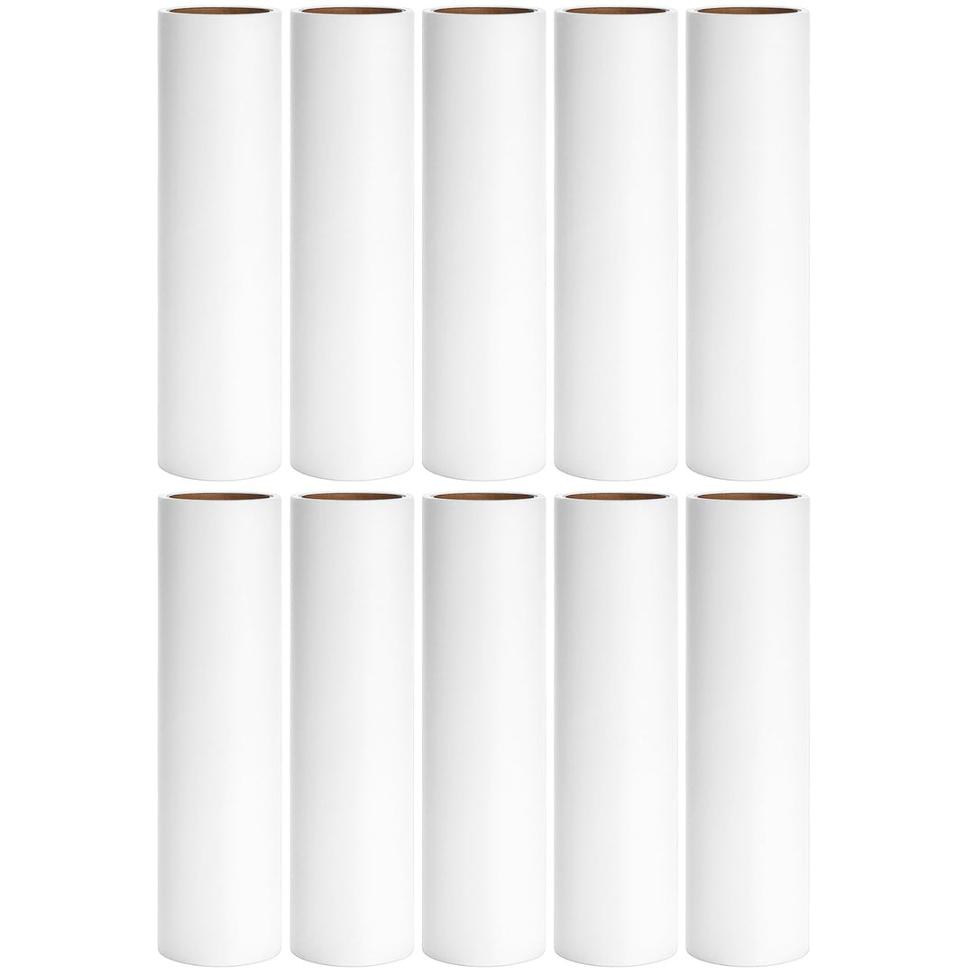 MINGRACE Grosse Fusselrolle, 23,9 cm, 10 Rollen, extra klebend, insgesamt 600 Blatt, kompatibel mit