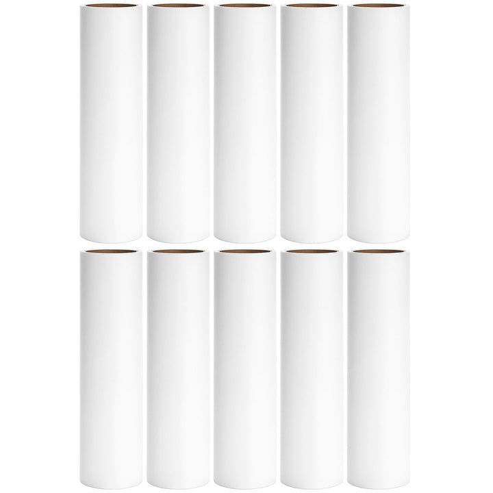 MINGRACE Grosse Fusselrolle, 23,9 cm, 10 Rollen, extra klebend, insgesamt 600 Blatt, kompatibel mit