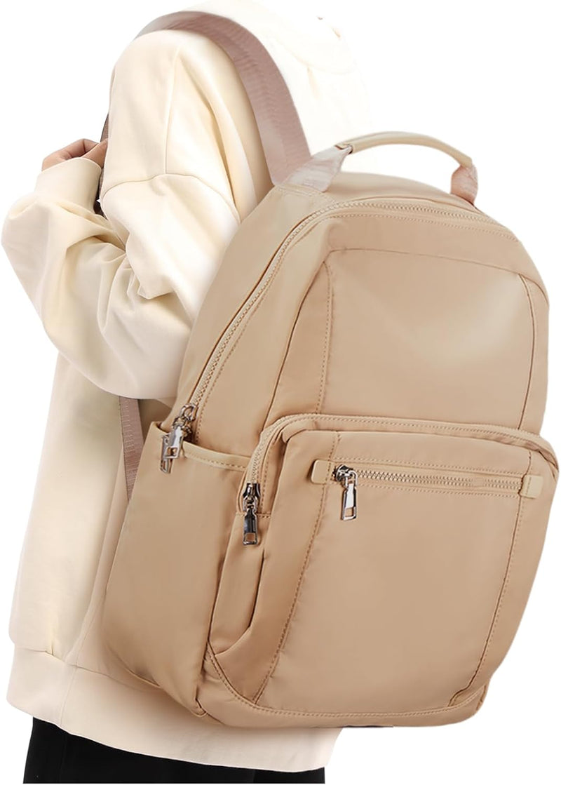 Rucksack Damen,Wasserdicht Cityrucksack Handgepäck Laptop Lässig Rucksack Tasche 2 in 1 mit Laptopfa