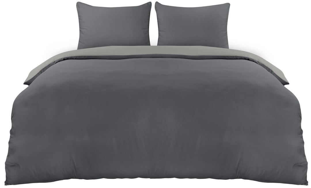 Utopia Bedding Bettwäsche 220x240 Set - Mikrofaser Bettbezug 240x220 cm + 2 Kissenbezüge 65x65 cm -