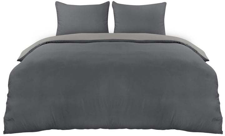 Utopia Bedding Bettwäsche 220x240 Set - Mikrofaser Bettbezug 240x220 cm + 2 Kissenbezüge 65x65 cm -