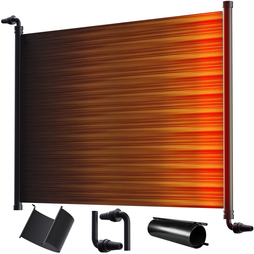 poolomio® Solarmatte 300 x 120 cm | Solarheizung für Pools bis 20m³ | umweltfreundlicher Solarkollek