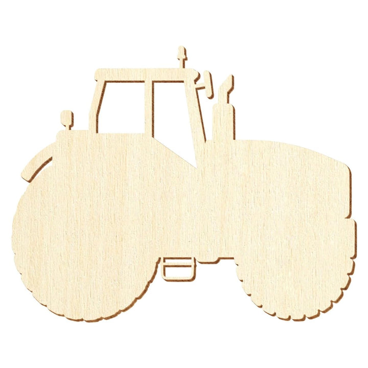 Holz Traktor V3 - Deko Basteln 5-50cm, Pack mit:100 Stück, Breite:39cm breit 39cm breit 100 Stück, 3