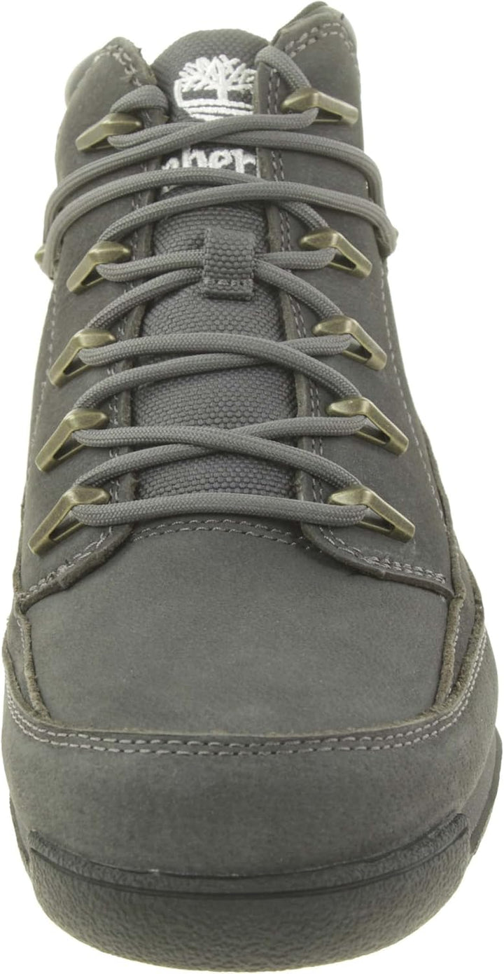 Timberland Euro Rock Mid Hiker Herren Boots Wanderschuhe TB 0A2H5A Braun 44 EU Dark Grey Nubuck, 44