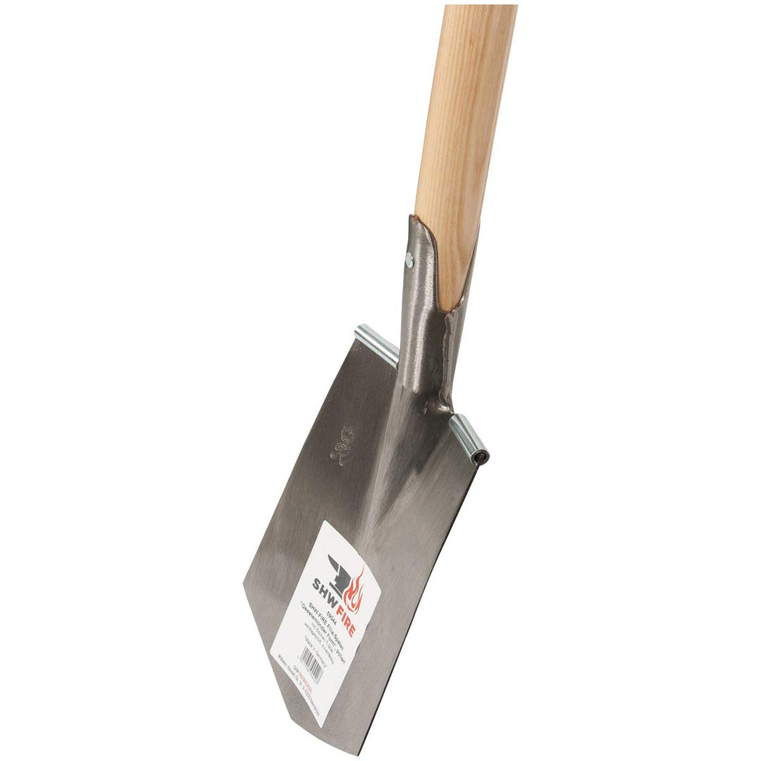 SHW-FIRE Leichter Damenspaten mit 93 cm Eschenholzstiel mit T-Griff - Ideal für Gartenarbeiten Spitz